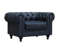Sillón chesterfield "aliza" - negro