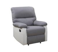 Habitat y Jardin - Sillón reclinable Lincoln - Blanco/Gris claro
