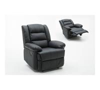 Habitat y Jardin - Sillón relax "Buckingham" - Negro