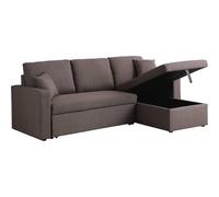 Habitat et Jardin Sofá esquinero Convertible Alain - 3 plazas - Topo