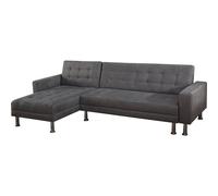 Habitat y Jardin - Sofá esquinero convertible y reversible "Theo" - 4 plazas - Gris Gray