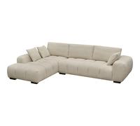 Habitat y Jardin - Sofá esquinero de tela "Monceau" - 3 plazas - Beige Beige