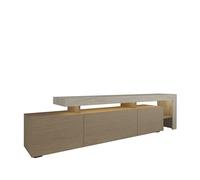 Habitat y Jardin - Soporte de TV de madera "Beliz" - 192 x 37 x 53 cm - Beige