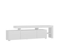 Habitat y Jardin - Soporte de TV de madera "Beliz" 192 x 37 x 53 cm - Blanco