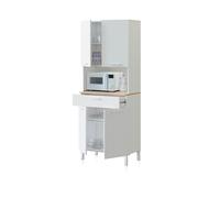 Habitdesign -Alacena de cocina con 4 puertas y 1 cajón 108x186 cm Colin
