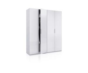 Habitdesign -Armario Belar 4 puertas Glossy white