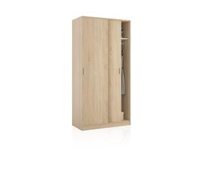 Habitdesign -Armario Lenor 2 Puertas Correderas Canadian oak