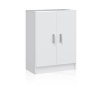 Habitdesign -Armario Multi Useful Low 2 Puertas White