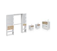 Habitdesign -Dormitorio Nitza On Plus Artik white (matte white) - natur