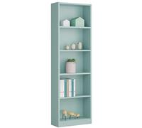 Habitdesign Estantería juvenil I-Joy 6 baldas vertical 180 x 52 x 25 cm Verde Aqua