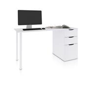 Habitdesign -Mesa de escritorio Luma Artik white (matte white)