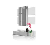 Habitdesign -Mueble de recibidor Tekkan Artik white - cement gray