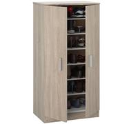 Habitdesign Mueble zapatero Modelo Basic dos puertas Roble Canadian 55x108x36 cm