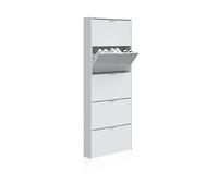 Habitdesign -Zapatero Nia 5 Puertas Glossy white