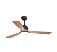 HABITEX 9016R132N - Ventilador techo 53NW con luz Negro