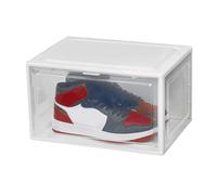 HAC24 12x Caja De Zapatos Apilable Blanca Plástico Hasta Gr.47