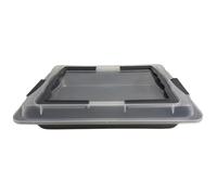 HAC24 Bandeja para Hornear Antiadherente con Tapa 42,5 x 29,5 x 7,5 cm