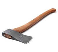 Hacha de Madera forjada a Mano HY 10 708 mm de Hierro Forjado I Hultafors I Forjada en Suecia I 1620 g Hacha Premium con Mango de Madera de Nogal Americano I Se Puede reafilar I 840144