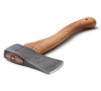 Hacha forjada a Mano de 404 mm de Hierro Forjado I Hultafors I Forjada en Suecia I 1050 g Hacha Premium con Mango de Madera de Nogal Americano I Se Puede reafilar I 840025