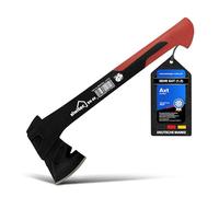 Hacha Universal siwitec SN-80, Hacha para Partir con Cabeza de 800 Gramos de Peso, Hacha para Partir Madera con Mango de plástico Reforzado con Fibra de Vidrio y Hoja de Carbono C45, Hacha de Guerra