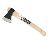 Hacha Vizcaína - Modelo 8281 - Elaborada con Acero Forjado y Mango de Madera - Apta para Uso Intensivo - 38 cm - Peso 400 g - Gran Resistencia y Duración - Bikain