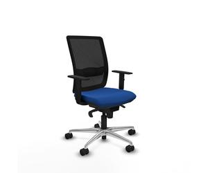 Haches sincro malla negra similpiel azul brazos 1d base aluminio rueda