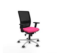 Haches sincro malla negra similpiel rosa brazos 2d base aluminio rueda