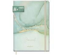 Häfft paper&you® Cuaderno Dotted Journal A4+ a puntos "Soft Green"