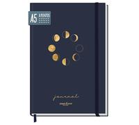 Häfft paper&you® dotted Journal A5 - Cuaderno de notas punteado "Moon"