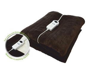 Haeger EB-162.001A Manta Eléctrica 100 W Marrón y Crema
