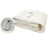 Haeger eb-180.002a manta eléctrica y almohadilla 120 w blanco vellón
