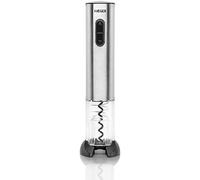 Haeger Sacacorchos eléctrico Lucca – Recargable, incluye base y corta sello – Caja Deluxe
