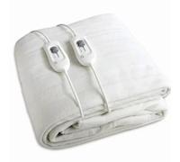 Haeger Manta eléctrica Confort Sleep Doble 2x60W 3 niveles de temperatura 2 controles desmontables 150x140 cm
