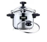 Haeger PC-6SS.019A Olla a presión 6L Inox