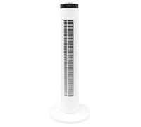 Haeger Ventilador de Torre TF-032.004A Negro y Blanco - Alta Estatura, Oscilación Silenciosa