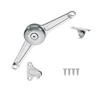 Haefele Soporte de pestillo Duo Standard con manivela para puertas abatibles 1 unidad