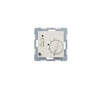 Termostato de ambiente Hager Berker con interruptor LED de contacto de apertura - 20301909