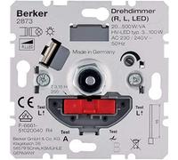 Berker Regulador de intensidad de parada suave 40-500 V con control continuo