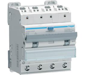 Hager adm416qc corta circuito disyuntor en miniatura 4p 4 módulo(s)