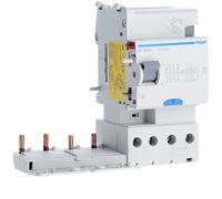 HAGER (AUT.+REST) - Hager BF464N Bloque Diferencial Tipo AC, para M/N, 4P, 63A, 300mA