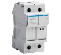HAGER (AUT.+REST) - Portafus. seccionable L31 1P+N 25A 400V