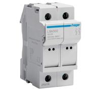 HAGER (AUT.+REST) - Portafus. seccionable L38 2P 32A 690V