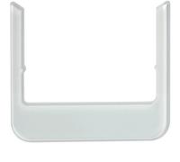 Hager Berker Marco de Diseño - Redondeado - Cristal Blanco Polar - WD1131