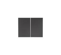 Hager - Berker - tecla doble antracita series k1/k5 Ref. 6514030010