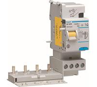 Hager BF425N Bloque Diferencial Tipo A, para M/N, 4P, 25A, 300mA