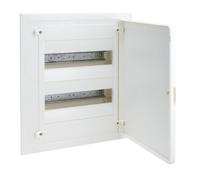 Hager caja empotrable Golf VF 24M 2F puerta opaca blanca