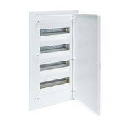 Hager caja empotrable Golf VF 48M 4F puerta opaca blanca regleta y chasis