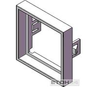 Hager GBMAR5045 - Marco adaptador para gbm5050 mecanismo 45x45