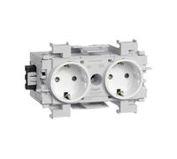Hager GS20019016 Toma de corriente doble con Wago
