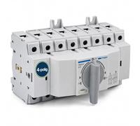 Hager HIM406 - Interruptor de carga (63 A, 4 pines (3P+N) con separación de seguridad para carril de 35 mm, potencia de conmutación 41 kW